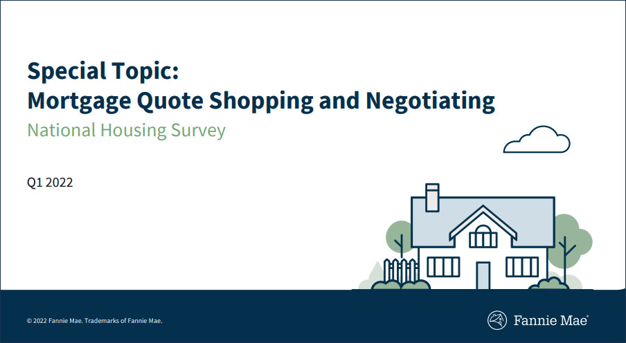 Special Topic: Mortgage Quote Shopping and Negotiating