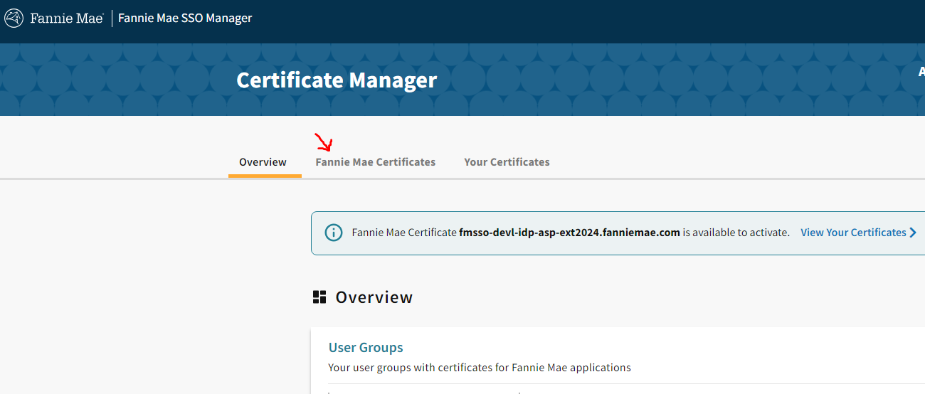 Fannie Mae Certificates
