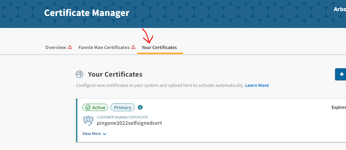 Your Certificates
